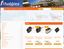 Tablet Screenshot of f1hobbies.com